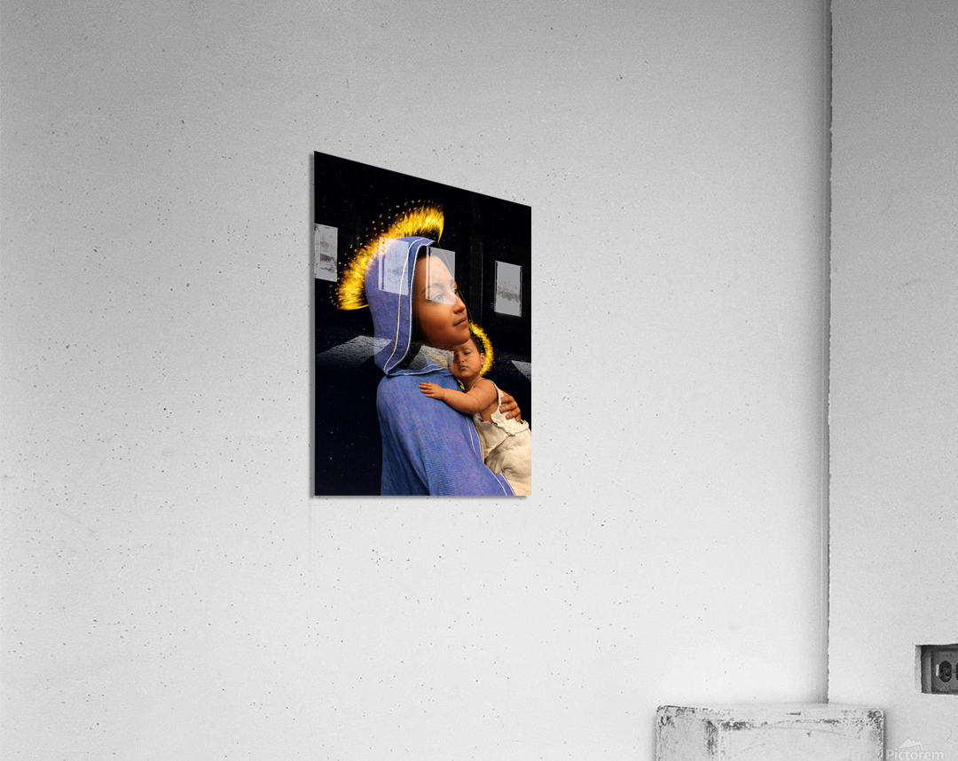 Madonna And Child - Galilean Mary and Jesus - 75MP 3:4 ratio Acrylic Print