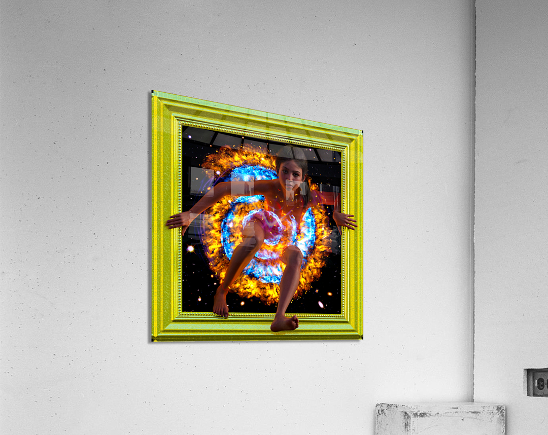 Coming Out of the Box - Frame Wrap Acrylic Print