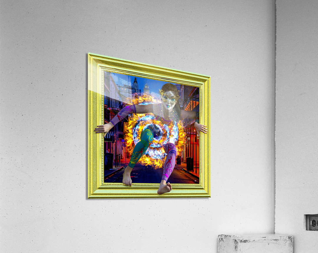 Out Of Mardi Gras Bourbon Street New Orleans Louisiana  Acrylic Print