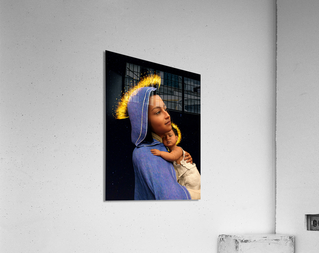 Madonna And Child - Galilean Mary and Jesus - 75MP 3:4 ratio Acrylic Print