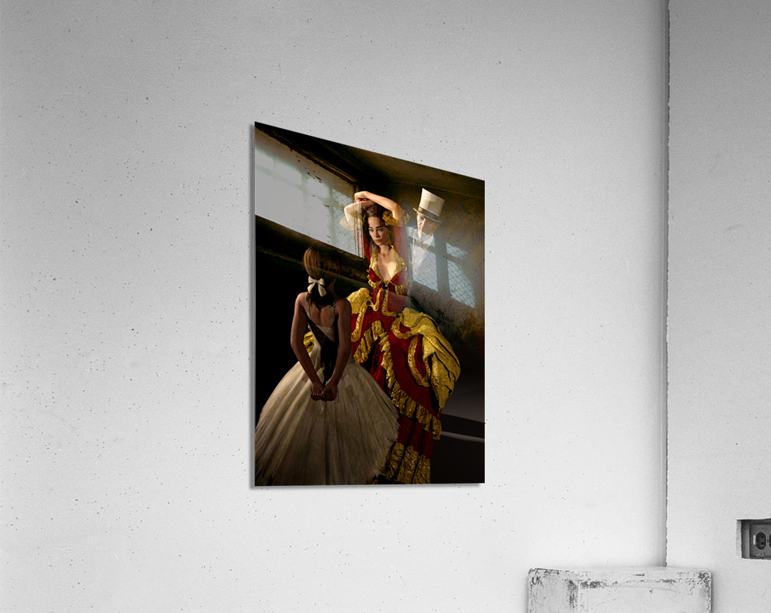 Paris 18th Century - Juxtaposition in the Ballet Theater  Acrylic Print