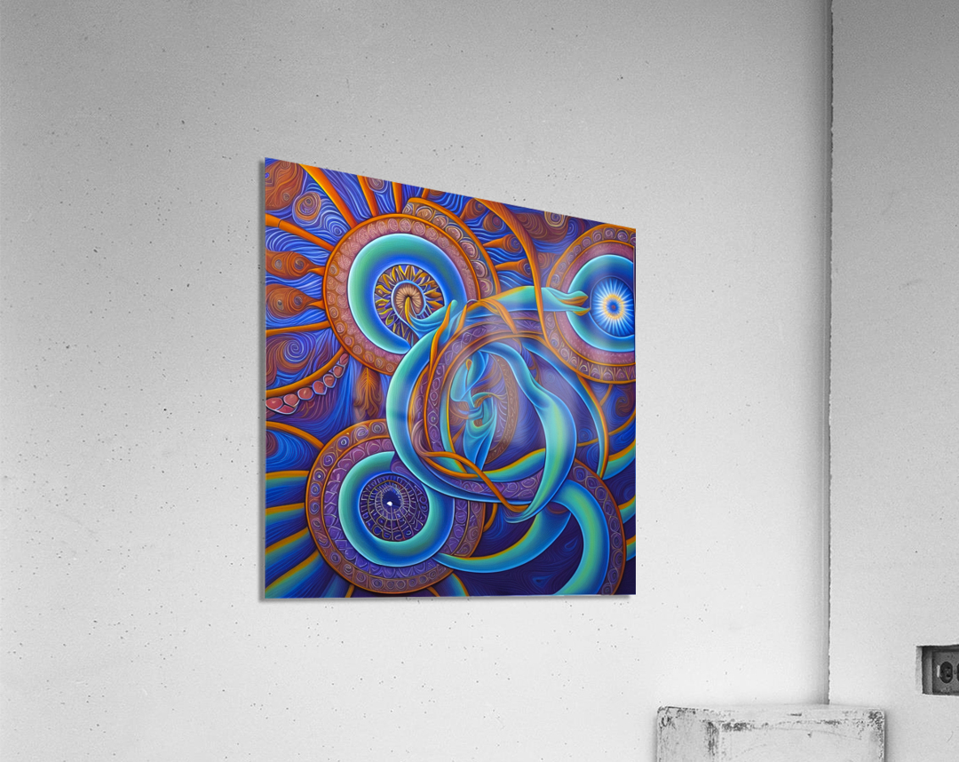 Loops of Habit Acrylic Print