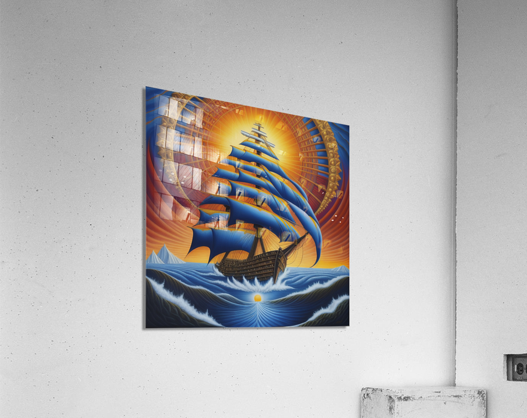 Epilogue Ship Setting Sail Acrylic Print