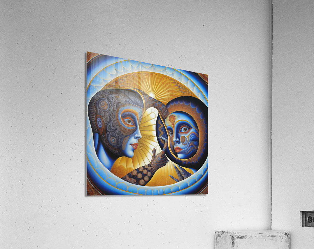 Artistry of Conversation Acrylic Print