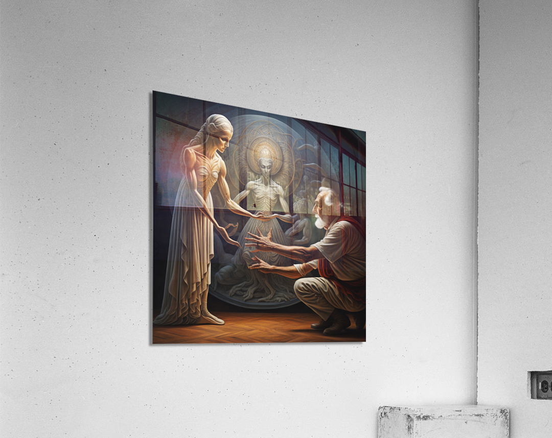 Aging and letting go Acrylic Print