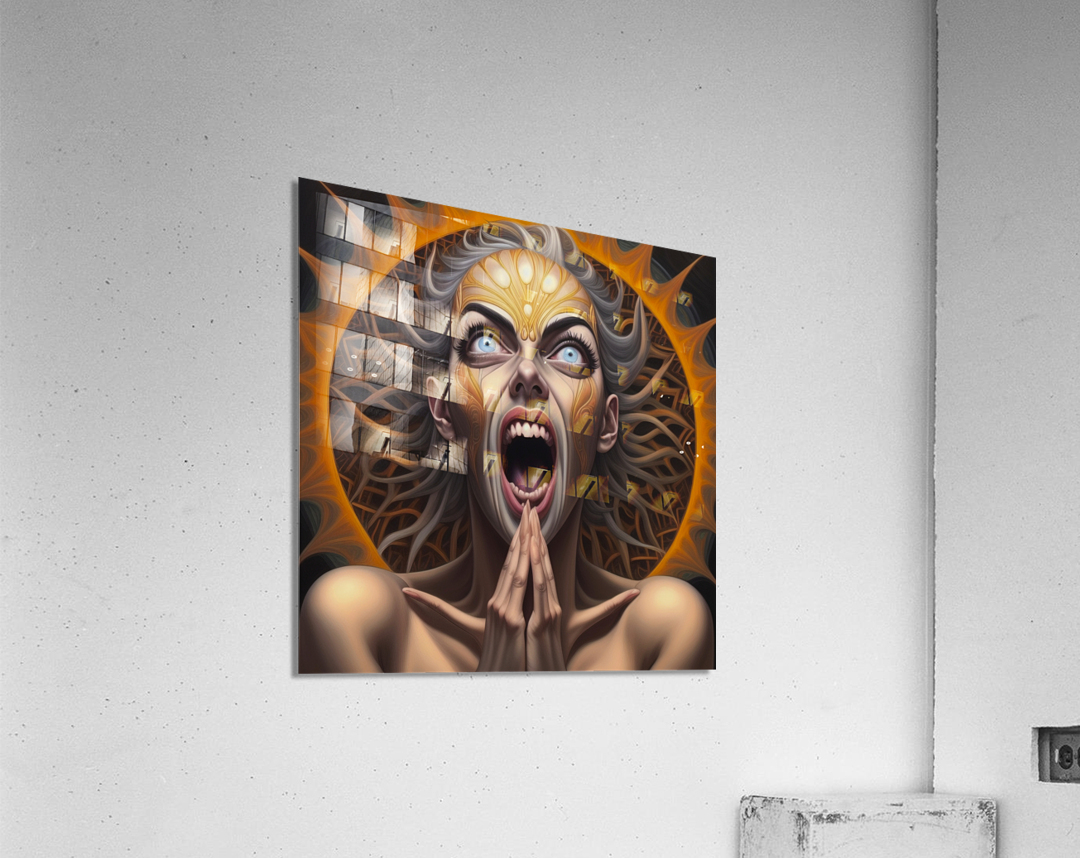 Human Suffering Acrylic Print