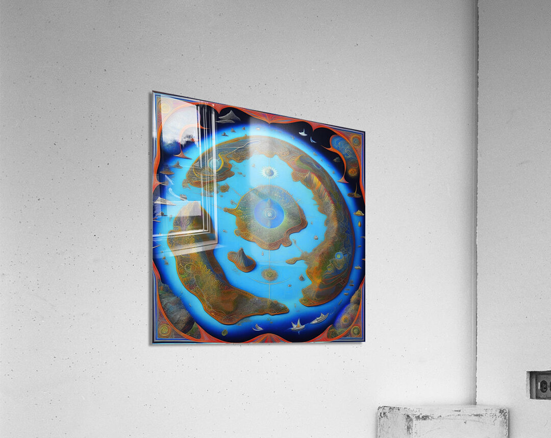 Daring Mystical Travelers Acrylic Print