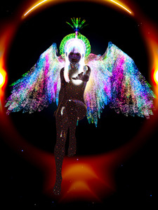 Psychedelic Ayahuasca Angel - DMT Journey