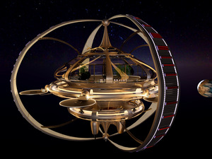 Interstellar Spaceship Eden 