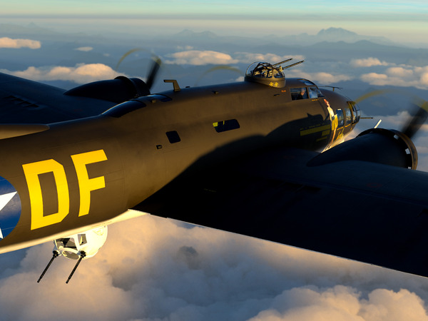 Boeing B-17 Flying Fortress Color Print