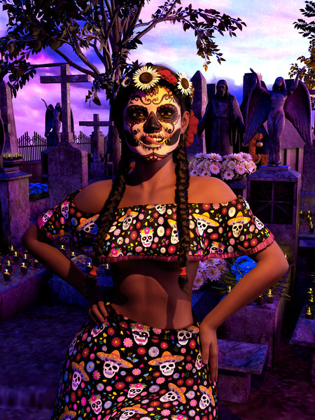 Day of the Dead - Dia de los Muertos  Print