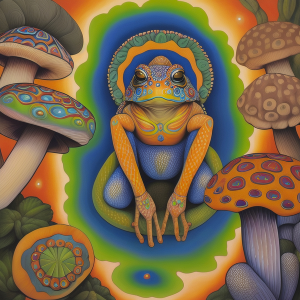 Entheogens Bufo Peyote Ayahuasca Print