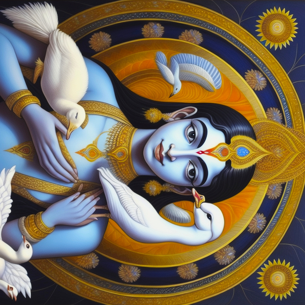 Krishna Kindness 4 Print