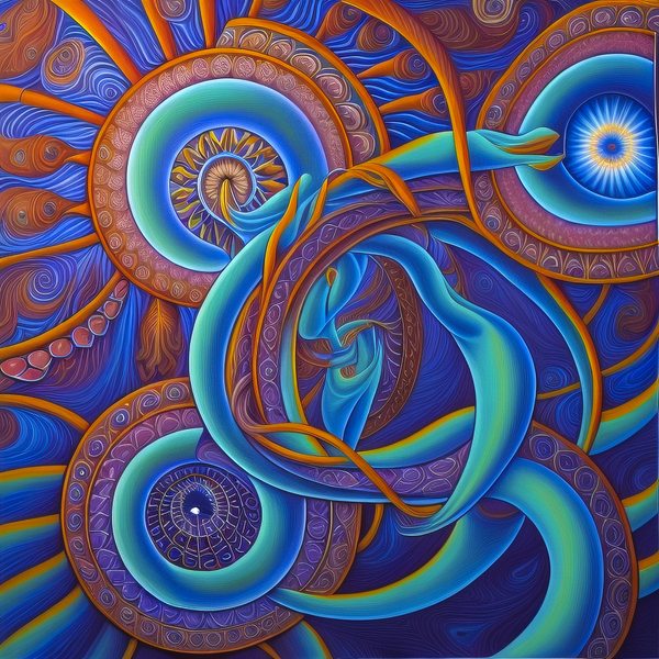 Loops of Habit Print