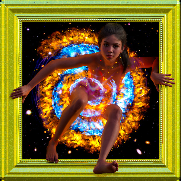 Coming Out of the Box - Frame Wrap Print