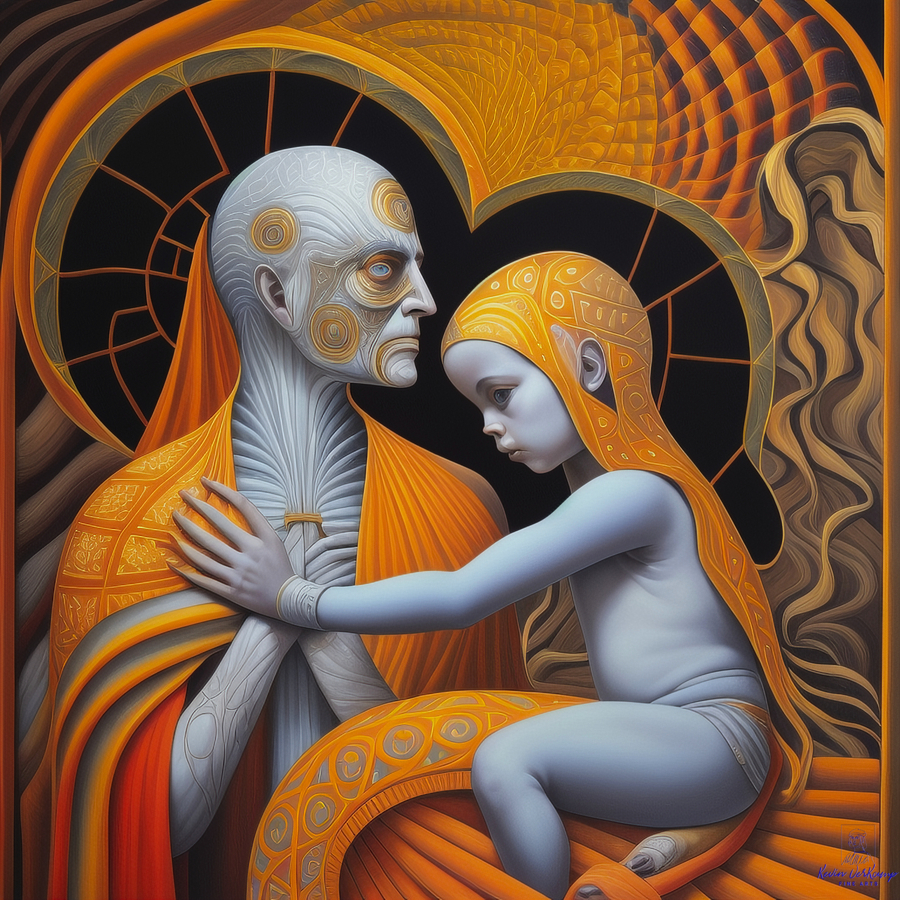 Farewells to Father  Print