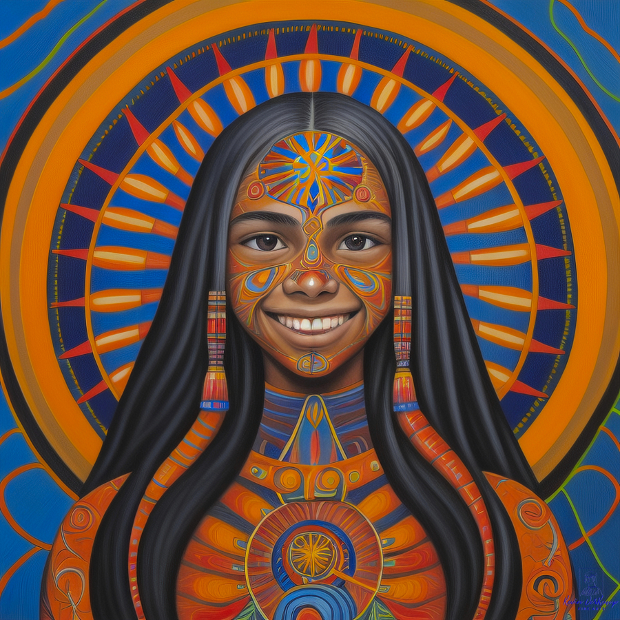 Indigenous Child 1  Print