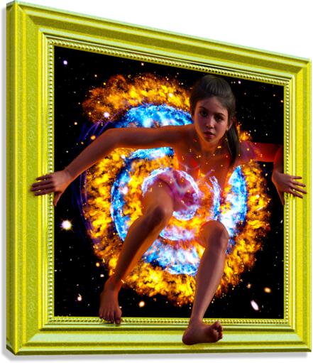 Coming Out of the Box  Canvas Print