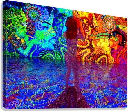 Psychedelic Ayahuasca Journey Canvas Print