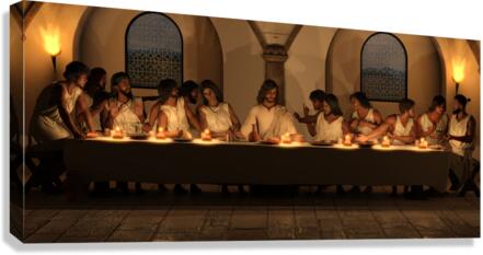 The Last Supper - 178MP 4:9 Ratio Canvas Print