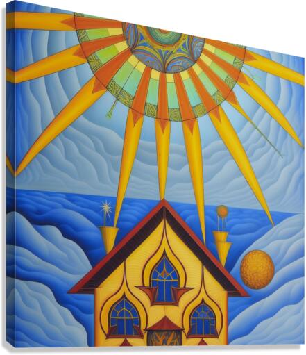 Making a House a Home Canvas Print