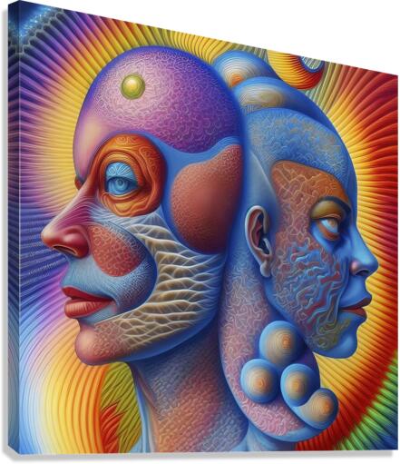 Beholding Beauty  Canvas Print