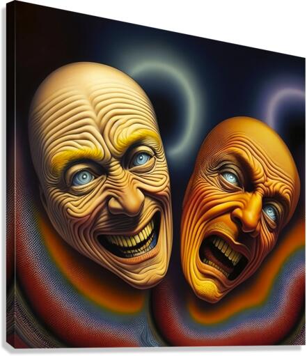 Joy and Sorrow  Canvas Print