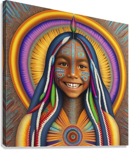 Nurturing Children  Canvas Print