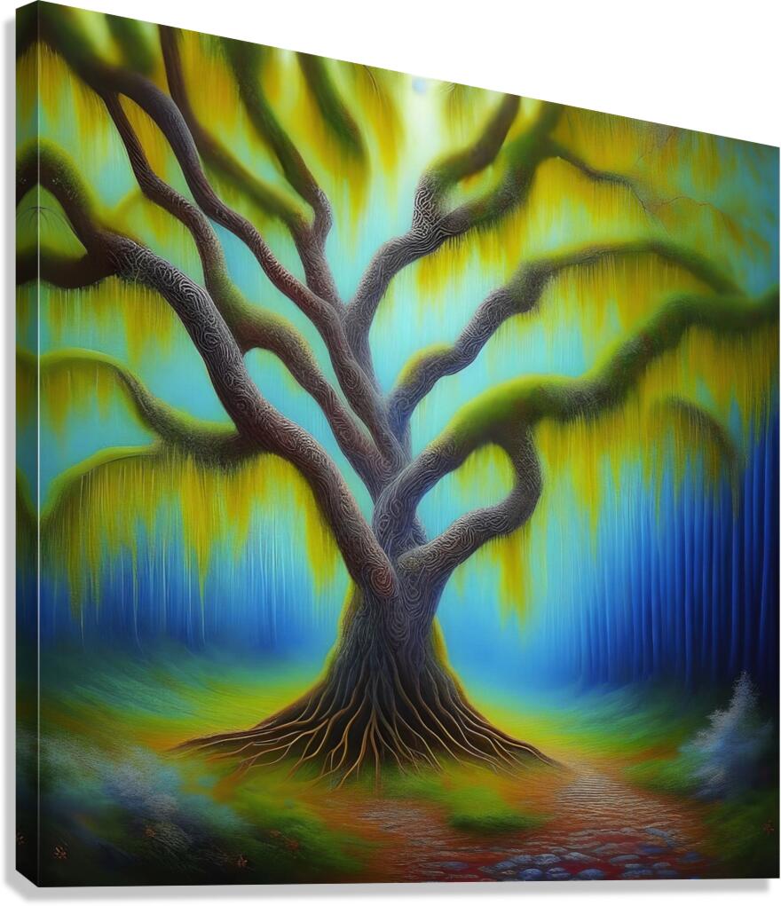 The Whispering Willow  Canvas Print