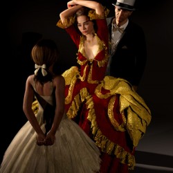 Paris 18th Century - Juxtaposition in the Ballet Theater 