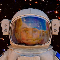 Female Space Explorer witnesses the Carina Nebula as seen by the James Webb Telescope