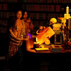 Young Wiccan Girls Practing their Witchcraft