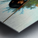 In the Sights of a Nude Indigenous Girl Metal print