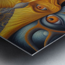 Responding to Evil Metal print