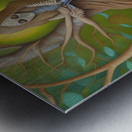 Cutting the Deadwood Metal print