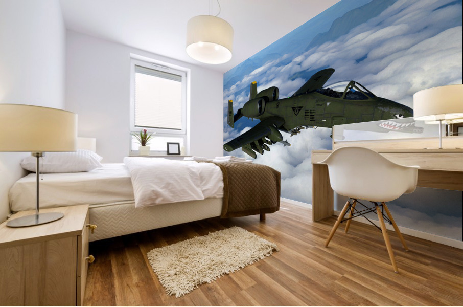 A-10 Thunderbolt II Warthog Mural print