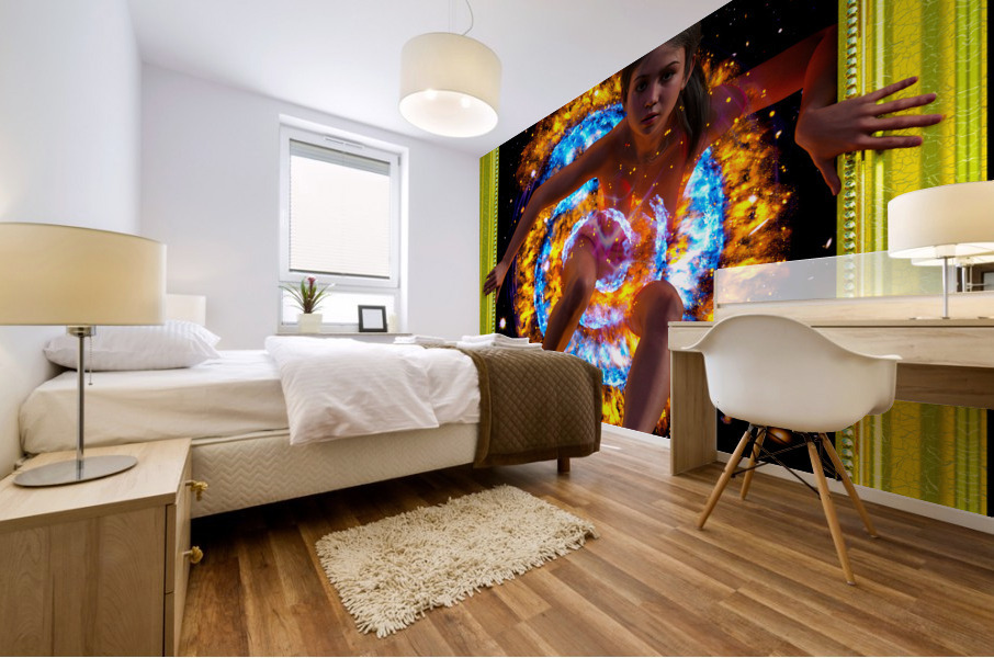 Coming Out of the Box - Frame Wrap Mural print