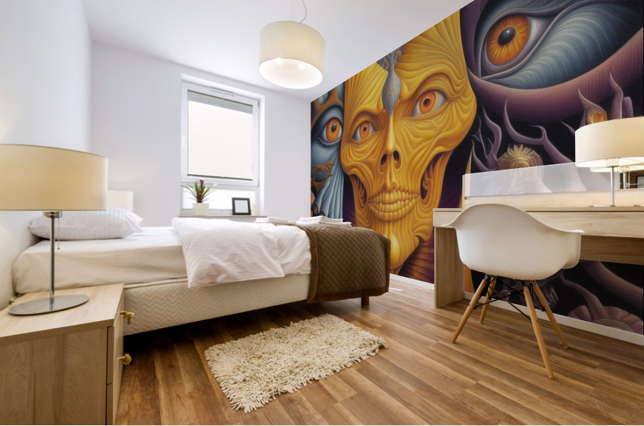 Responding to Evil Mural print