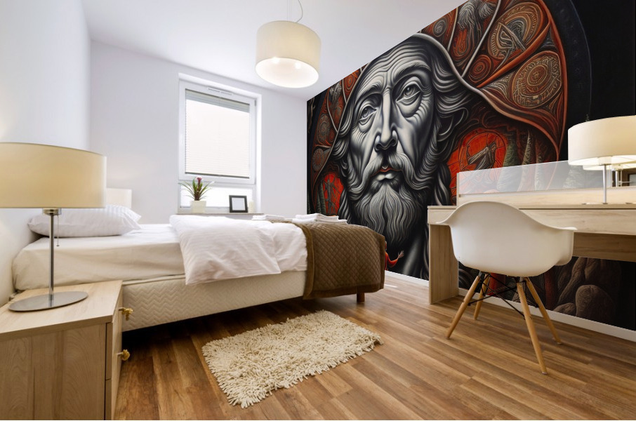 Unveiling Wisdom Mural print