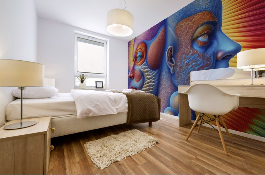 Beholding Beauty Mural print