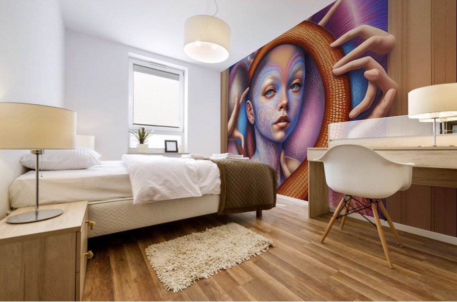 Borders Mural print