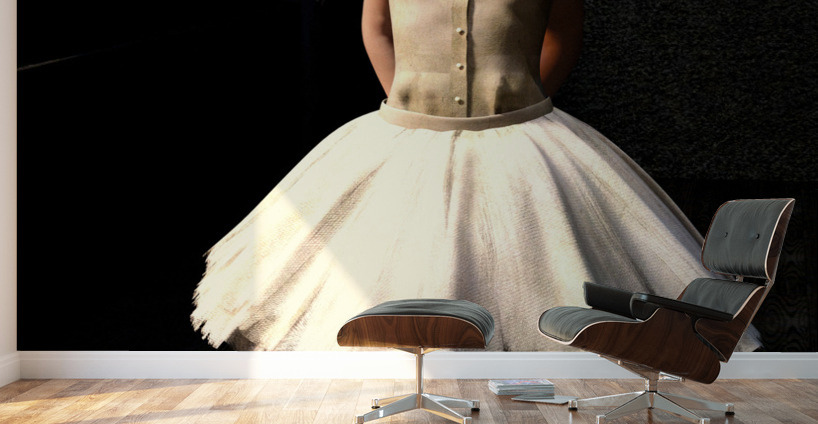 Little Dancer - Degas ballerina tribute Wall Murals