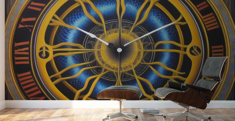 Time and Patience Wall Murals