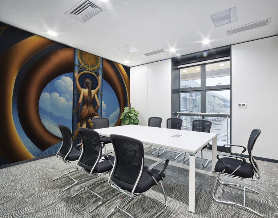 The Truth Coming Out of Her Well Wall Printing