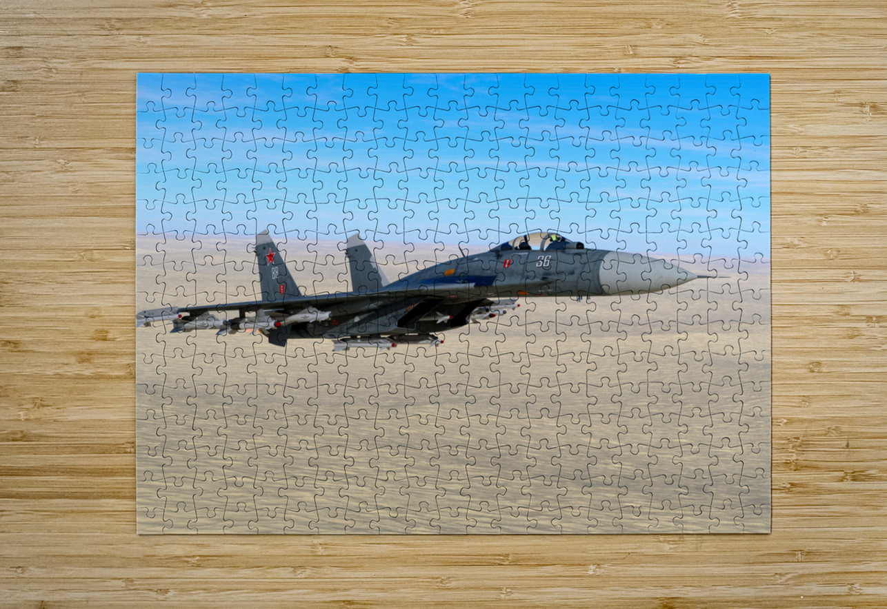 Sukhoi Su-47 Berkut Kevin Michael VerKamp Puzzle printing