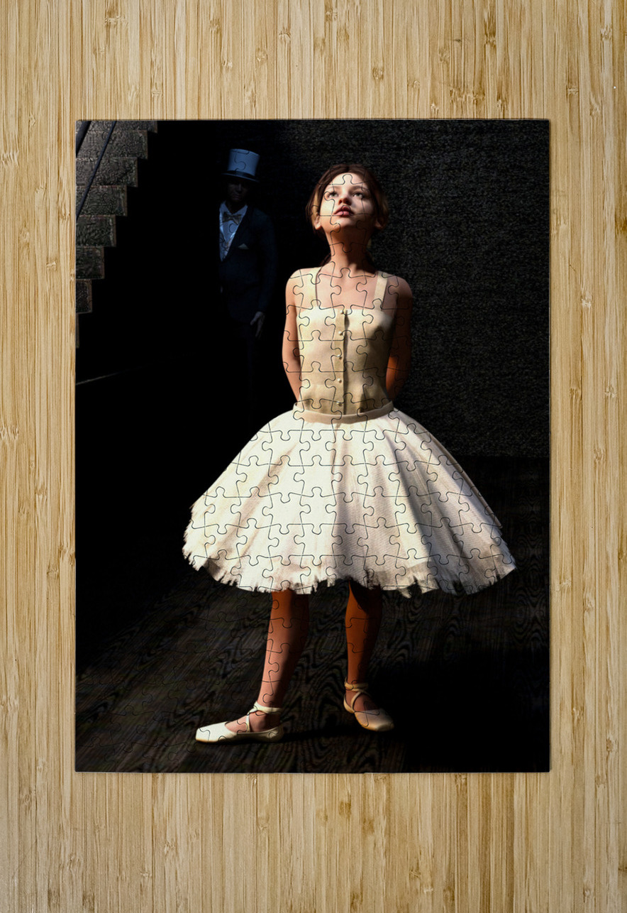Little Dancer - Degas ballerina tribute Kevin Michael VerKamp Puzzle printing