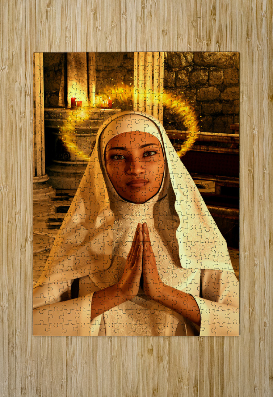 St. Monica of Hippo - Algerian Kevin Michael VerKamp Puzzle printing