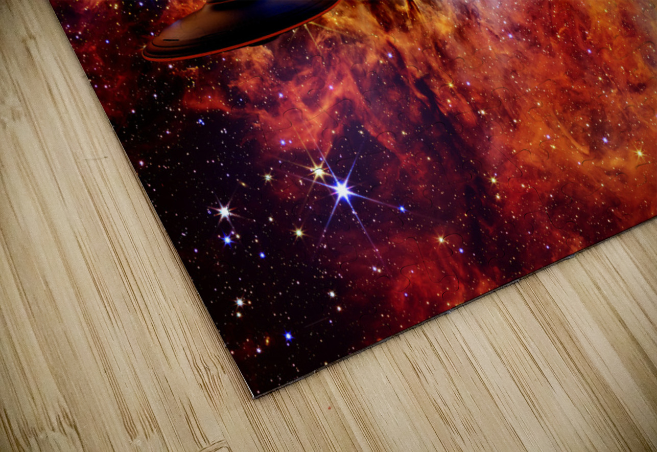Carina Nebula James Webb Telescope UFO  Kevin Michael VerKamp Puzzle