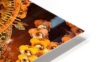 The Buddhista in Gold with gifts - goddess of transcendental wisdom HD Metal print