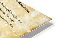 St Augustine Confessions Translation HD Metal print